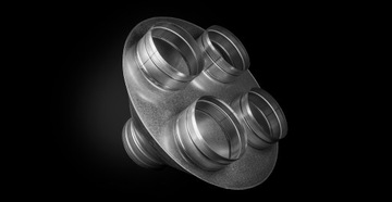 Коробка распределительная СРДС 150/4х100 оцинкованная