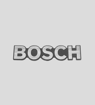 BOSCH naklejka emblemat 99 x 24 mm * SREBRNA