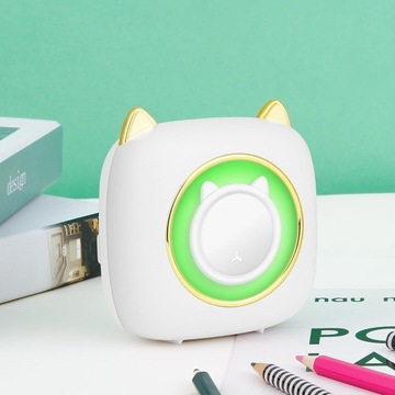 PRZENOŚNA MINI DRUKARKA TERMICZNA DRUKARKA FOTOGRAFICZNA Z SIEDMIOKOLOROWĄ