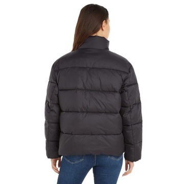 TOMMY HILFIGER DAMSKA KURTKA TJW MODERN PUFFER CZARNA r.S