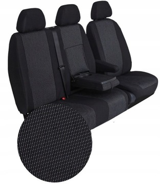 Кастомные чехлы на сиденья FIAT DUCATO PEUGEOT BOXER JUMPER с 2006 по 2024 г.в.