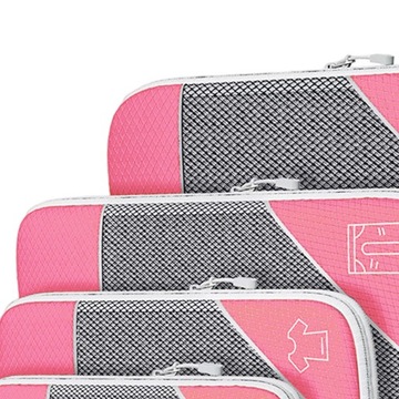 Compression Packing Cubes Luggage Organizers Packing Organizers Black