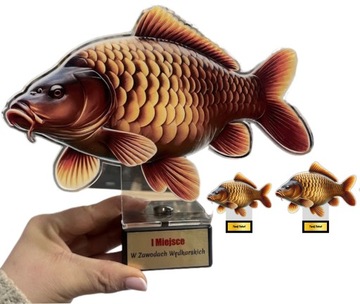 Komplet statuetek wędkarskich 3 MIEJSCA 16/20/23 cm + opis NOWOŚĆ producent
