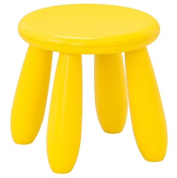 MAMMUT krzesełko IKEA STOŁEK dla dziecka ŻÓŁTY