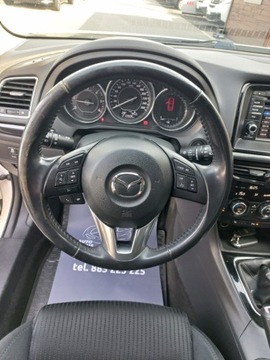 Mazda 6 III Kombi 2.2 SKYACTIV-D I-ELOOP 150KM 2015 Mazda 6 Navi Kamera 2xPDC Alu Klimatronik Sensor, zdjęcie 12