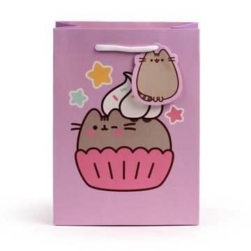 PUSHEEN TORBA na prezenty, upominki z bilecikiem 23x17x9cm IDEALNA