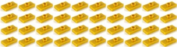 Lego 15573 Plate 1x2 With Stud P.Gold 40szt. Nowe