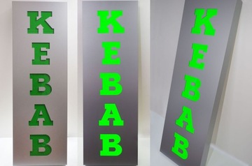 Мощный рекламный короб со светодиодной подсветкой 100х50см.