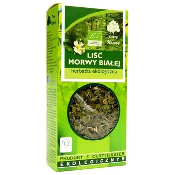 Herbata liść morwy białej liściasta BIO 50g Dary Natury