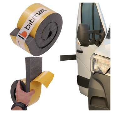 ODBOJNIK MATA PIANKA OCHRONNA NA ŚCIANĘ GARAŻU OCHRANIACZ DRZWI AUTA 4cm