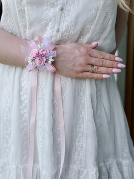 КОТИЛИОН НА РУКУ СВАДЕБНЫЙ БУКЕТ КОРСАР СВАДЬБА РОЗОВЫЙ