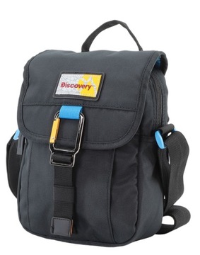 Torba na ramię z klapą Discovery ICON 711 czarna