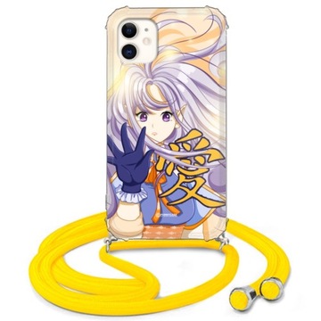 ETUI CROSSBODY do IPHONE 11 Kawaii Anime Top Wzory