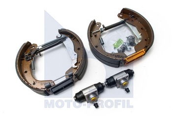 ТОРМОЗНЫЕ КОЛОДКИ + ЦИЛИНДРЫ (КОМПЛЕКТ) OPEL CORSA C