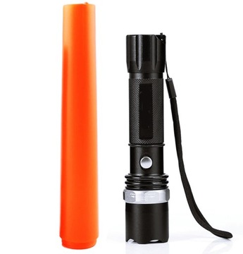 ФОНАРЬ ПОЛИЦИИ Спецназа CREE ZOOM XM-L T6 LED 800м МНОГОФУНКЦИОНАЛЬНЫЙ АЛЮМИНИЙ