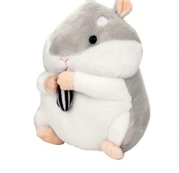 Maskotki PLUSZAK 23cm puszysty chomik