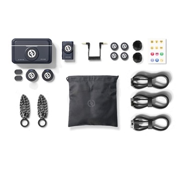 Камера Hollyland Lark M2 - комплект, 2 петличных микрофона