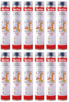 12x PIANA FISCHER LETNIA 750ml PIANKA MONTAŻOWA PU