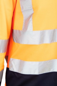 Светоотражающая рабочая рубашка FLASH XL с длинными рукавами