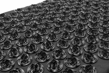 Набор для точечного массажа Льняной коврик для здоровья акумата с шипами, сумка-подушка