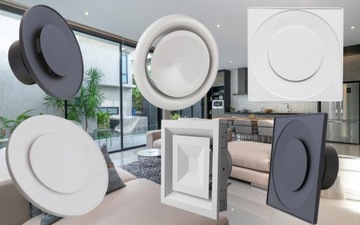 Квадратный металлический диффузор ASKV100 черный Darco