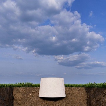 PODSTAWA STOPA FUNDAMENT POD LAMPĘ OGRODOWĄ STOŻEK D=32,6