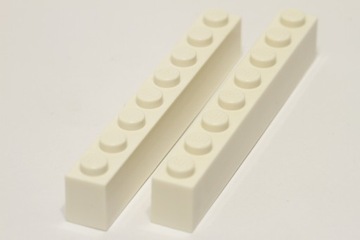 Lego klocek 1x8 3008 biały 2szt.