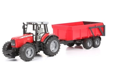 BRUDER 02045 Traktor Ferguson 8240 z przyczepą