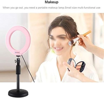 ZLXDP LED Selfie Ring Light do vlogów wideo n