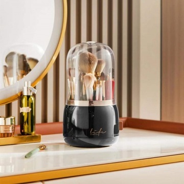 Легкое роскошное ведро для хранения кистей для макияжа.