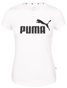 Koszulka dla dzieci Puma ESS Logo Tee G biała 587029 02, rozm.152