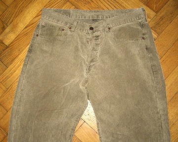 LEVI"S LEVIS STRAUSS 508 W32 L30 Sztruks IDEAŁ