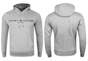 Bluza Tommy Hilfiger z kapturem szary r. S