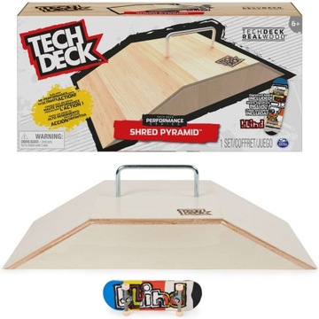 Fingerboard Rampa DREWNIANA Spin Master Tech Deck SHRED PYRAMID