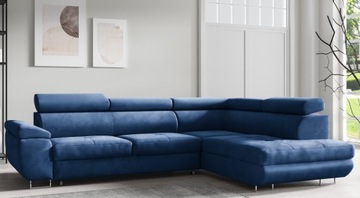 Duży narożnik rozkładany MONA, kanapa rogówka sofa