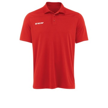 Koszulka Polo CCM - rozm. M | Czerwona