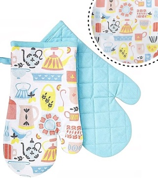 KOMPLET 2 RĘKAWIC KUCHENNYCH AMELIA19X30 CM