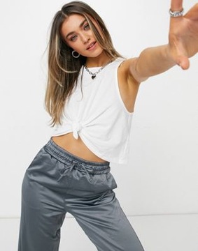 MISS SELFRIDGE CROP TOP DAMSKI WIĄZANY* 36 S 1VAH