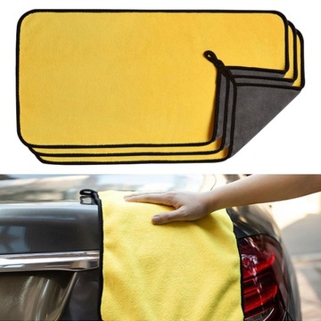 3x универсальных полотенца из микрофибры для мытья автомобилей.