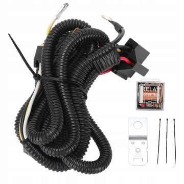 12V klakson kable w wiązce zestaw przekaźników
