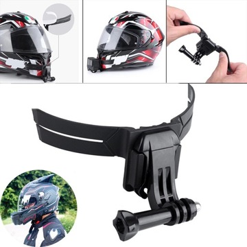 UCHWYT MOCOWANIE NA KASK MOTOCYKLOWY DO GoPro10/9