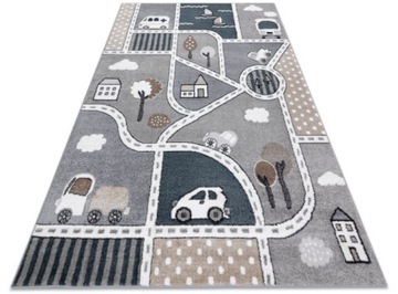 Dywan FUN STRADE 160x220 ulice uliczki miasto auta