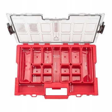 Органайзер со съемными ведрами Qbrick System ONE 2.0 ORGANIZER L RED
