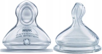 NUK Силиконовая соска для бутылочки 6–18 м First Choice, 2 шт. в упаковке 10721329
