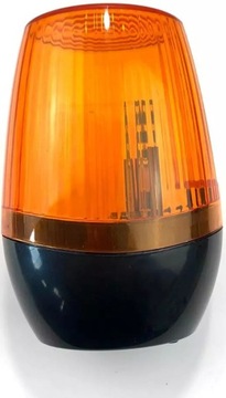 Lampa sygnalizacyjna LED do bramy - kogut pomarańczowy, 12V-240V
