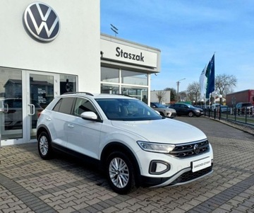 Volkswagen T-Roc I SUV Facelifting 1.5 TSI ACT 150KM 2022 Volkswagen T-Roc 1,5 TSI 150kM LifePlus Salon Polska F.Vat 23 1.5 Benzyna