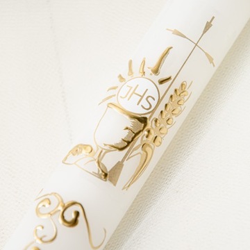 ПРИЧАСТНИЧЕСКАЯ СВЕЧА, ручная работа, различные узоры