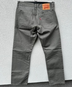 Levis 514 W32 L30 szare spodnie materiałowe Levi’s strauss