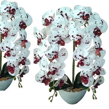 ИСКУССТВЕННАЯ ОРХИДЕЯ подарок искусственные цветы в горшке подарок на женский день