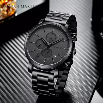Zegarek męski luksusowy klasyk biznes bransoleta